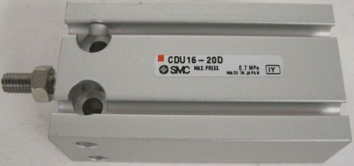 Smc 20mm stroke 16mm bore double acting pneumatic cylinder cdu16-20d nnb for sale