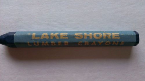 Dixon Lake shore vintage 1950&#039;s lumber crayon 1120 blue