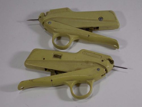 LOT OF 2 AVERY DENNISON TAG GUNS MARK II TAGGING PRICING TAGS GOOD USED