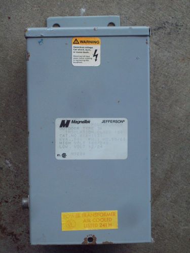 Magnetek Jefferson 1PH .500 KVA Type 3R Transformer 216-1131 120/240 H 12/24 L