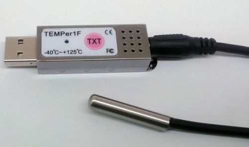 New hid usb thermometer temper1f data specific items or environmental temperatur for sale