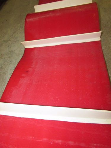 13&#034; x 42&#039; cleated conveyor belt for sale