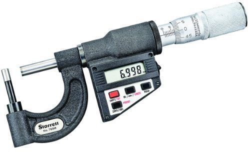 Starrett 769meaxfl lcd tube micrometer, friction thimble, lock nut, carbide for sale