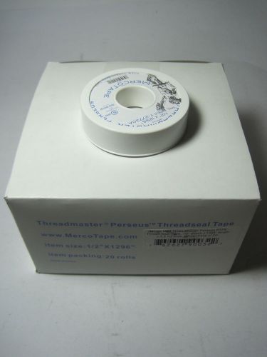 Merco Threadmaster Perseus Thread Seal Tape 5&#034; M45 20-Pack NIB