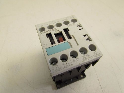 SIEMENS SIRIUS CONTACTOR 3RT1017-1BB42 DC24V COIL XLNT MAKE OFFER!!