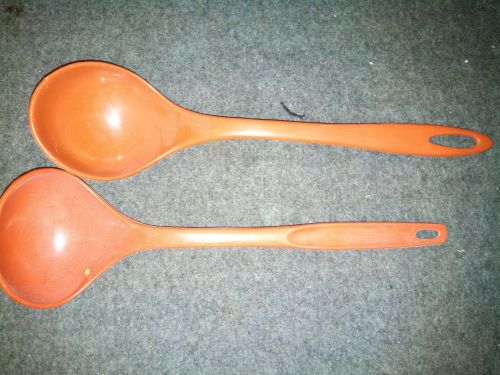Set of 2 Ladels-RED Salad Bar Servers/Catering/Buffets Self-Serv