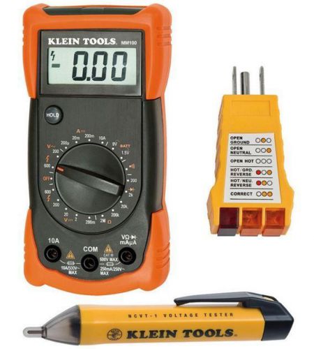 Electrical multimeter test kit non-contact voltage tester receptacle tester for sale