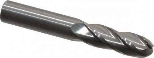 New 3/8 carbide ball end mill 4 flutes