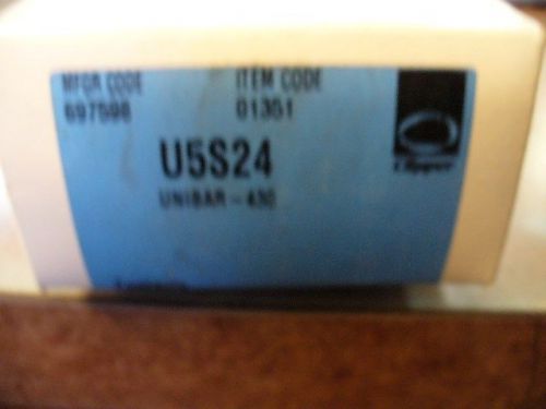 Flat belt fasteners Clipper U5S24 Unibar-430. Mfg. code 697598. Box of 12 clips
