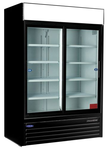 Nor-Lake AdvantEDGE NLGR48S, 2 Glass Door Refrigerator with Basemount Refrigerat