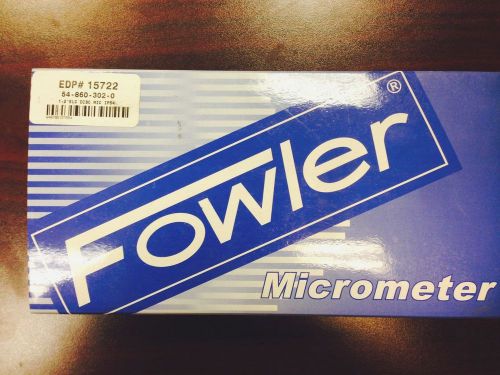 BRAND NEW FOWLER DISC MICROMETER 54-860-302-0