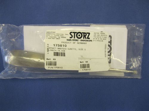 KARL STORZ 175810 SPRATT MASTOID CURETTE, SIZE 0 ,  16.5CM
