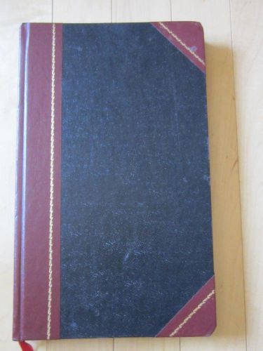 Ledger book boorum &amp; pease 14 1/4  x9 1/8&#034; no. 9-300-r accounts record book for sale