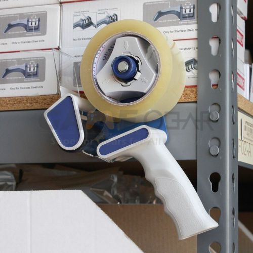 Blue 2&#034; Portable Tape Gun Dispenser Packing Packaging Sealing Cutter