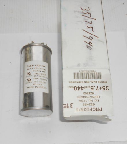 NEW IN BOX PACKARD PRCFD3575 35+7.5MFD 440V OVAL CAPACITOR