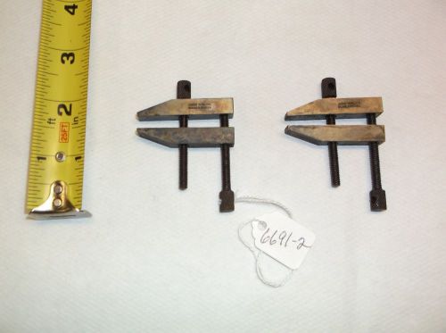 Parallel Clamps, (2) Nice Union Tool Co. Machinist / Toolmaker Clamps, USA