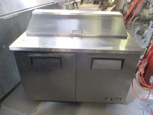 True 2 Door Sandwich/Salad Prep Table  TSSU-48-12