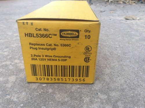 Hubbell 5366c hbl5366c insulgrip dead front plug for sale