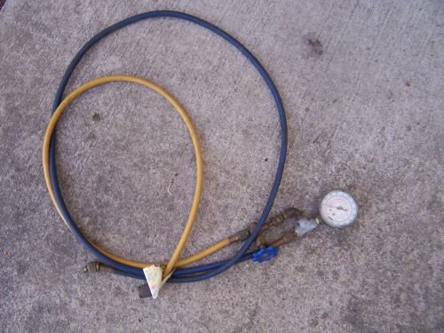 Vintage J/B Air Conditioning AC Diagnostic Manifold Gauge &amp; Hoses &amp; Nozzels