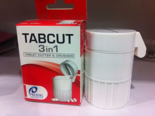 TabCut , 2 in 1,Tablet Cutter and Crusher and Storing , Export Quality