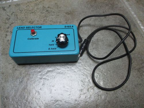 Lead Selector S103.6 Science Intruments Co. Electronics Instruction Surplus