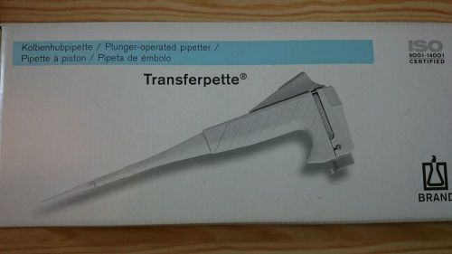 New! BRANDTECH adjustable Brand Transferpette 0,5-10 ul micro pipette NEW IN BOX