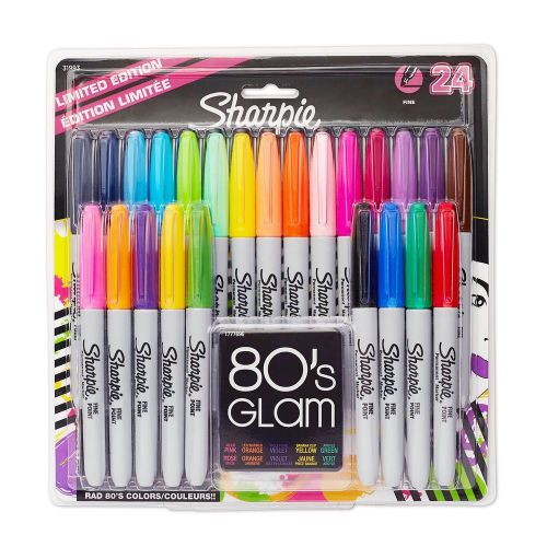Sharpie Fine-Tip Permanent Marker 24-Pack Assorted Colors 24-Pack