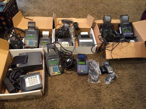 Lot of T7Plus , hypercom,verifone,vx 510,tranz 380,printer 900,pinpad 1000se,