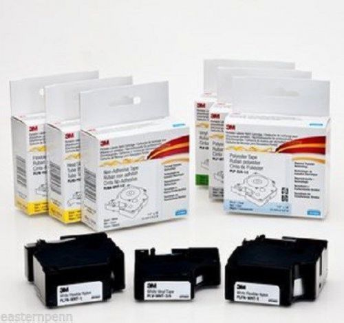 Qty 2 / Portable Labeler 1/2&#034; Cartridges only for PL150 PL200 PL300 plv-1/2