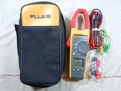 Fluke 374 true rms clamp meter with leads + fluke case - no iflex attach -57178. for sale