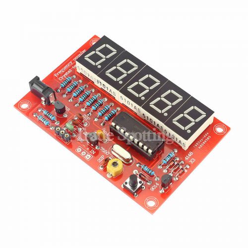 Diy 1hz-50mhz crystal oscillator frequency counter meter kits digital led for sale