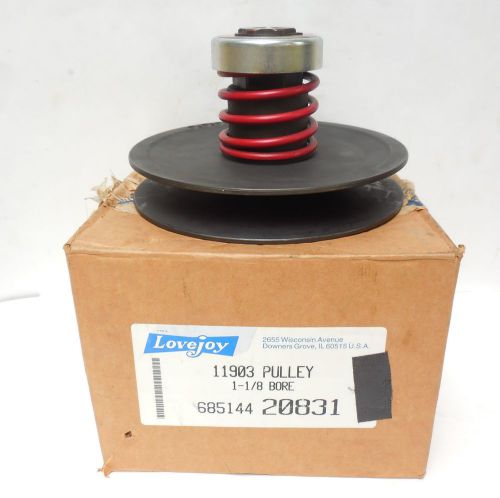 Lovejoy 11903 Spring Loaded Variable Speed Driver Pulley 1 1/8&#034; 68514420831
