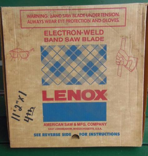 Lenox bandsaw blade 11ft 11&#039;2&#034;x1&#034; .035 4th industrial tool new for sale