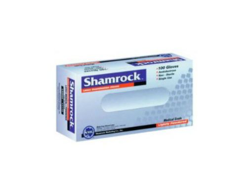Shamrock latex lightly powdered gloves, extra large, 100ct (641932111145/460/) for sale