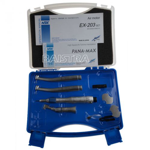 Nsk dental pana max standard push button high/low speed handpiece kit 2/4 hole k for sale