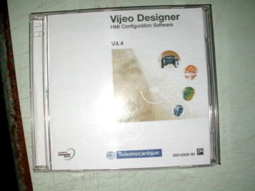 Telemecanique  hmi plc software -vijeo designer hmi configuration software  v4.4 for sale