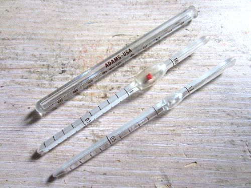 Antique Glass Eye Cups, Thermometers and Pipettes - Lab Glass