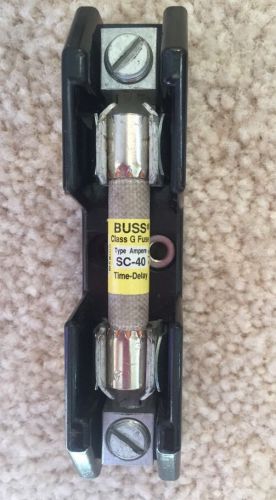 Buss SC-40 Time Delay Fuse With G30060-1CR Fuse holder