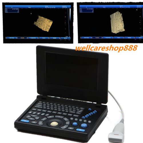 3d ultrasound scanner  +linear probe  full digital laptop ce fda for sale
