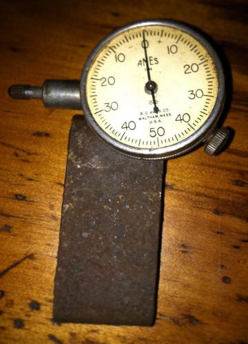 Vintage BC Ames Co Bryant Heald Industrial Pressure Gauges, 1/1000,  Works Great