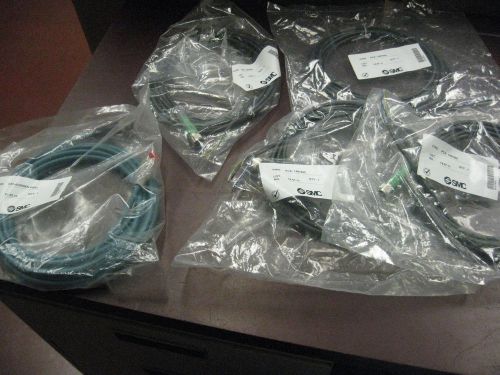 Mixed Lot SMC Cable - (4) PCA1401805 and (1) EX9-AC050EN-PSRJ NEW