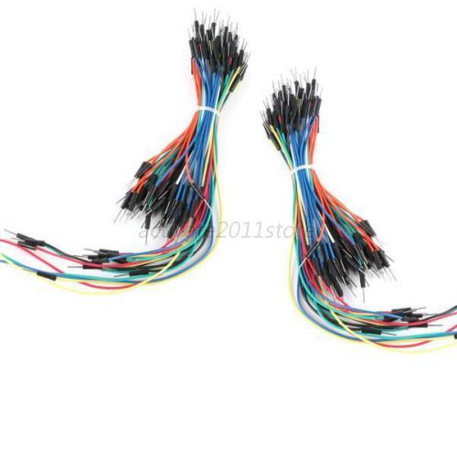 65Pcs Male to Male Solderless Flexible Breadboard Jumper Cable Wires For Arduino