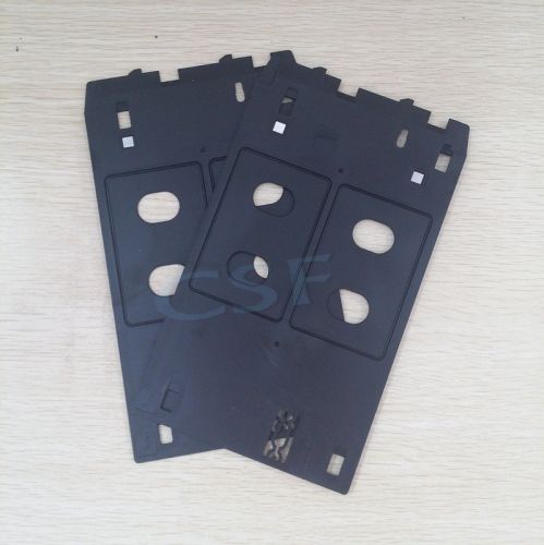 Inkjet pvc card set - 50x inkjet id card + 1x inkjet card tray for canon ip7250 for sale