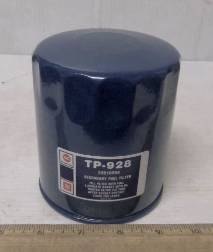 Vintage gm / ac spark plug - secondary fluid / fuel filter element - p/n: tp-928 for sale