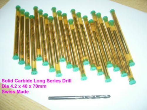 (U8) Lot of 10 pcs Brand New Solid Carbide drill  Long Series