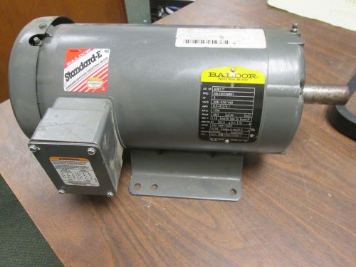 Baldor Motor M3611T 3HP 1750RPM 182T Frame TEFC Encl 208-230/460V, 8.3-8.2/4.1A