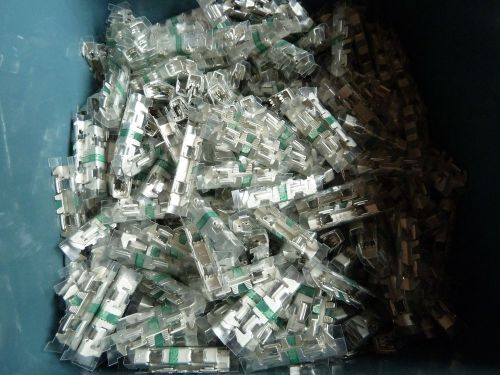 700+ Piece Tub AMP PICABOND Green Electrical Connectors Tub 60945-4 22-26 AWG