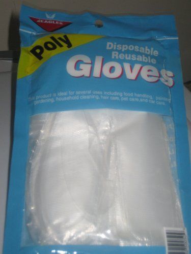 Poly disposable reusable gloves for sale