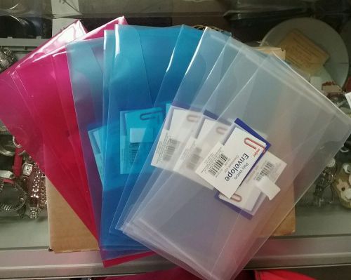 Meijer Poly Velcro envelope. Check size.  Set of 12...9 1/2 by  5 1/4