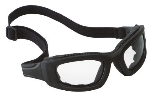 3M Maxim Safety Goggle 2x2, 40686-00000-10 Clear Anti-Fog Lens, Black Frame,